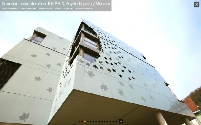 site internet pour une agence d'architecture à Colmar