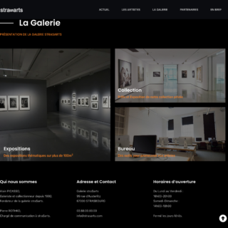 site web galerie d'Art à Strasbourg